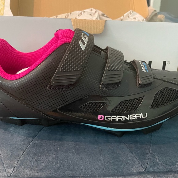 Garneau W’s Multi Air Flex Black-Pink USA 11.5 spin shoes compatible with SPD - Picture 3 of 4